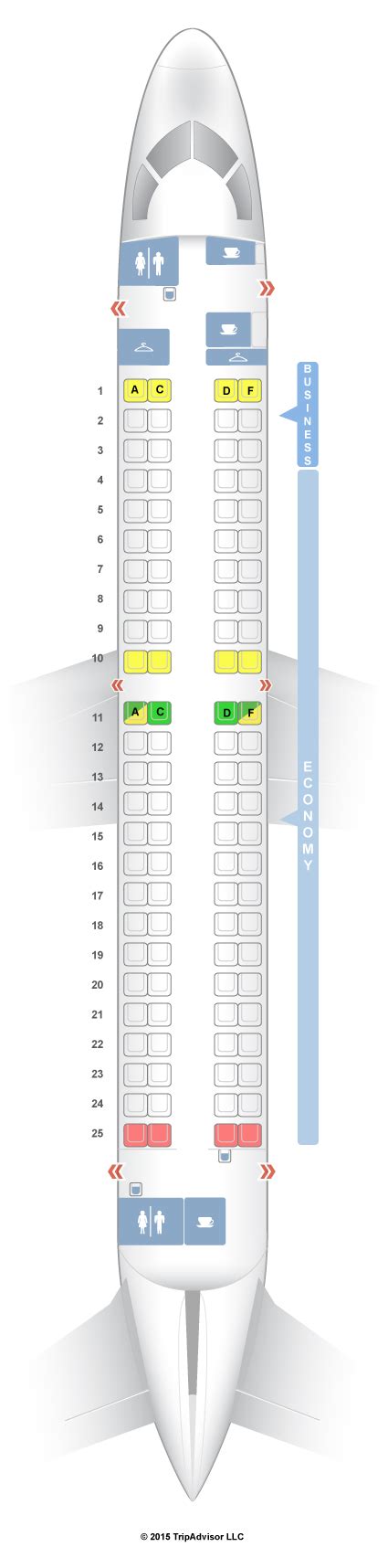 SeatGuru Seat Map Finnair Embraer E-190