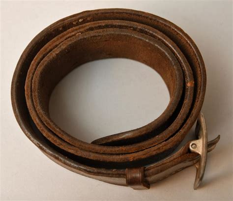 Regimentals | GERMAN WWII ARMY OFFICERS WIDE BROWN WAIST BELT.