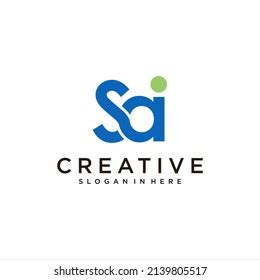 Creative Sa Logo Sai Letter Vector Stock Vector (Royalty Free) 2139805517 | Shutterstock