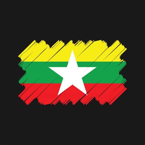 Myanmar Flag Vector Design. National Flag 11473078 Vector Art at Vecteezy