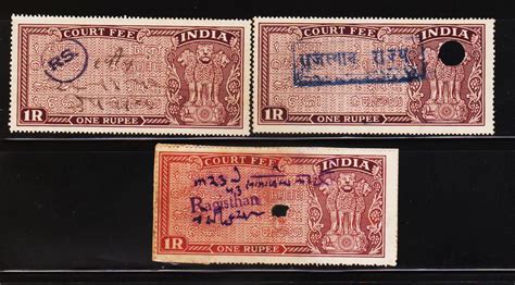 Heritage of Indian stamps site: India court fee stamps overprinted ...