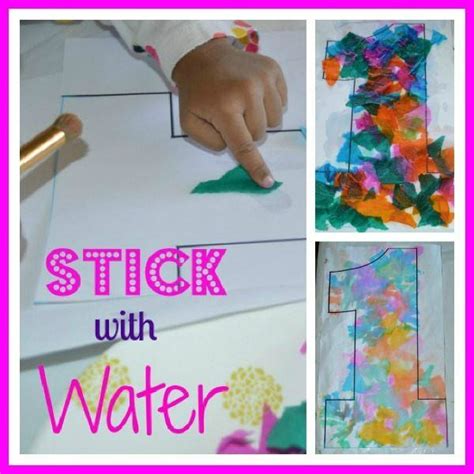 Easy art project for kids : Just Add Water Art – Fun Littles