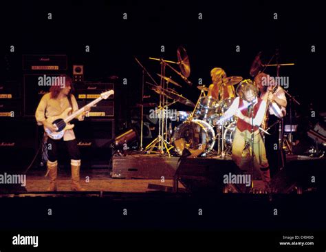 The classic rock band Jethro Tull performs in concert in 1978 Stock Photo - Alamy