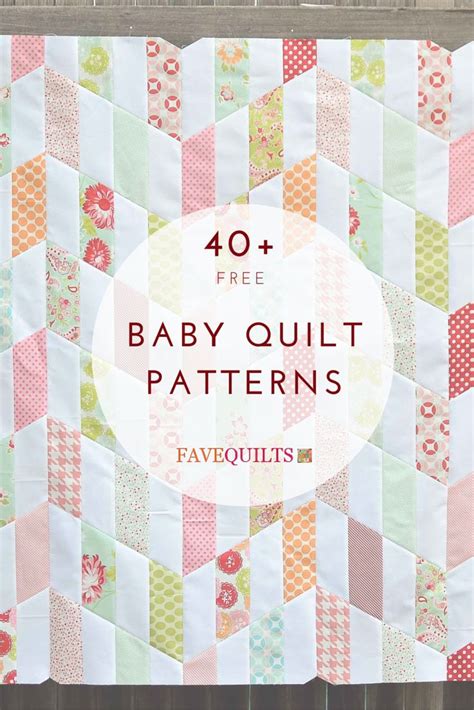 40+ Free Baby Quilt Patterns | ควิลท์, ปกหนังสือ, การเย็บปัก