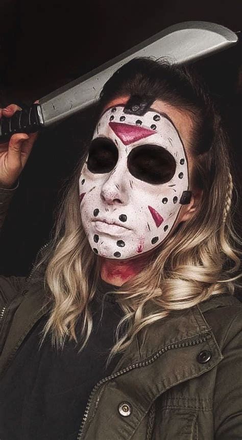 Jason Voorhees makeup | Halloween face makeup, Makeup, Face makeup