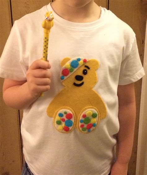 Pudsey bear -made for Children in need | Toddler crafts, Bear crafts, Children in need