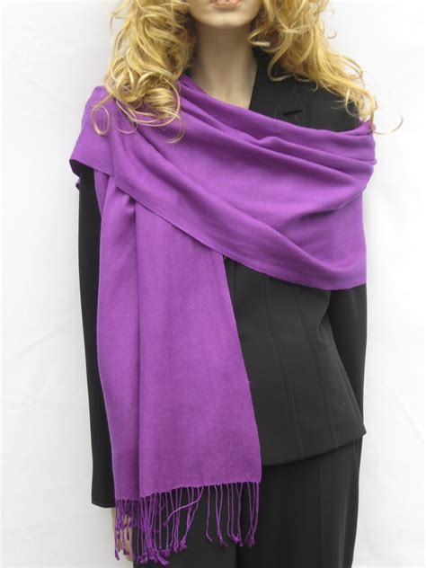 PASHMINA SHAWL (LARGE) from Cashmere Pashmina Group in 55 vibrant ...