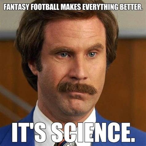 It's science | Fantasy football funny, Fantasy football humor, Espn fantasy football