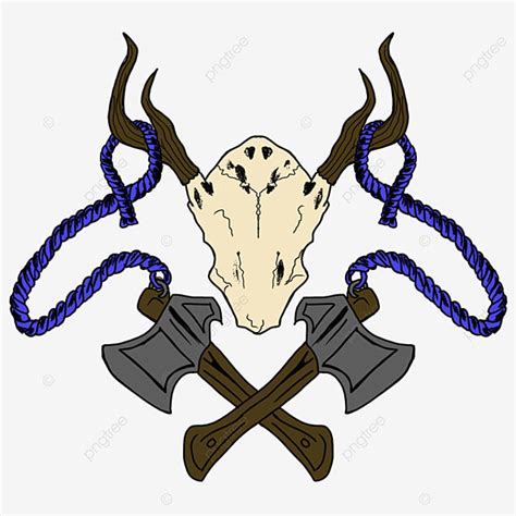 Cartoon Skull Clipart PNG Images, Skull Art Cartoon, Skull Art, Deer ...