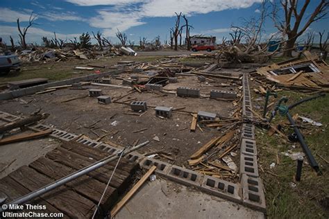 Greensburg Kansas EF 5 Tornado Damage Stock Photos