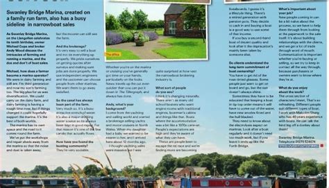 Swanley Bridge Marina Tillergraph Article