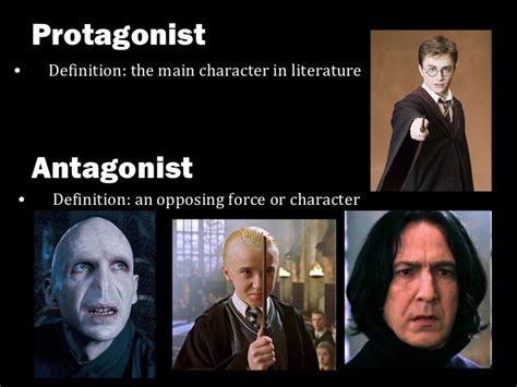 Literary terms - Foreshadowing, Protagonist, and Antagonist