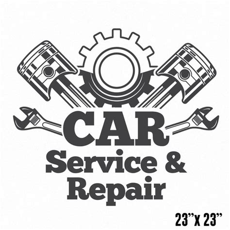 Car Service, Auto Repair, Mechanic Company Name Truck Decal, 2 Pack | Mechanic logo design ...