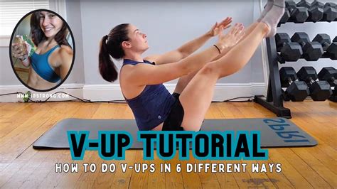 How to do V-Ups - 6 variations - YouTube