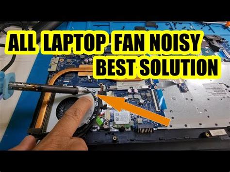 How to fix fan noise in laptop #hp #hplaptop #diy #repairing # ...