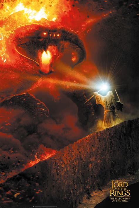 Poster Lord of the Rings - Balrog | Wall Art | 3+1 FREE | Europosters