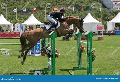 Equestrian International Show Jumping Editorial Photography - Image of color, ride: 14645782