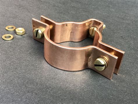 Copper Universal Pipe Clamp 50mm Diameter Copper Pipe Fittings