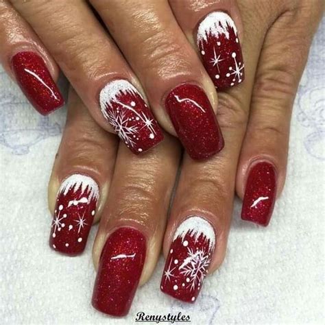 25+ Christmas nails for this season 2018 - Reny styles ...