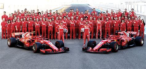 Ferrari F1 team 2018 | Parc fermé