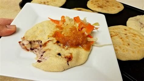 Bean and Cheese Pupusa Recipe - YouTube