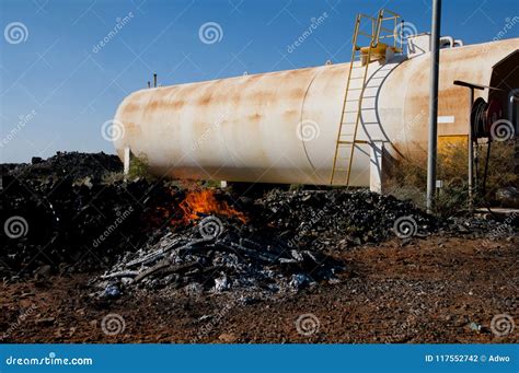 Industrial Fire Hazard stock photo. Image of equipment - 117552742