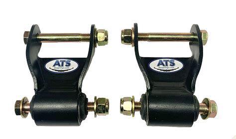 Chevy Leaf Spring Shackle Kit (2 Shackles), Rear of Rear Uses 5/8" Bolts, fits 2-1/2" wide Leaf ...