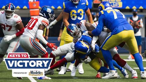 New York Giants vs. Los Angeles Rams Keys to Victory | Week 6 NFL 2021