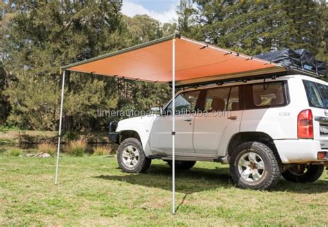 Suv Race Car Side Awnings 3*2.5m Drive Away Car Awning Free Standing 4x4 Aluminum Waterproof For ...