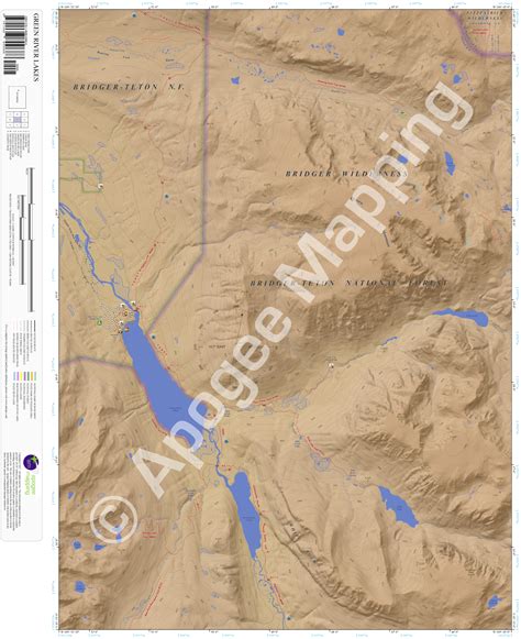 Green River Lakes, WY – amTopo by Apogee Mapping, Inc.