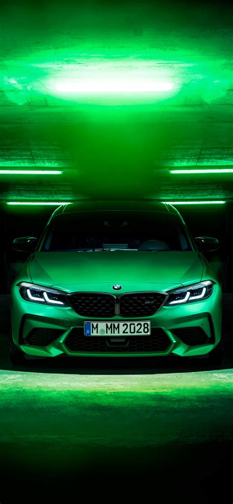 BMW M2 Wallpaper 4K, Green, Dark background