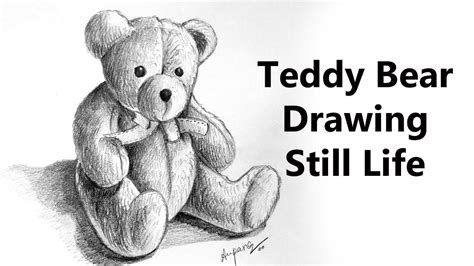 How to Draw a Realistic Teddy Bear ( Still Life) | Arpana's Art Room | Teddy bear drawing, Teddy ...