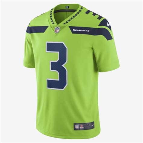 NFL Seattle Seahawks Color Rush Limited (Russell Wilson) Men's Football ...