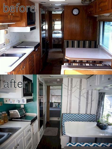 Easy RV Remodels On A Budget: 15+ Before And After Pictures – GooDSGN | Motorhome interior ...