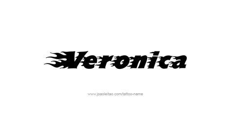 Veronica Name Tattoo Designs