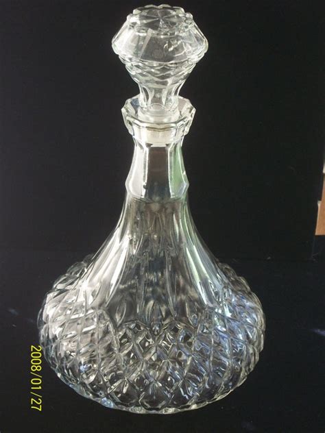 Vintage Crystal Liquor Decanter