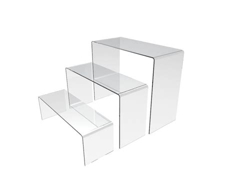 Acrylic Plexiglass Clear Riser Set of Three 13804 | Home decor, Shelves, Furniture