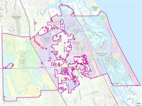 New Smyrna Beach Zip Code Map