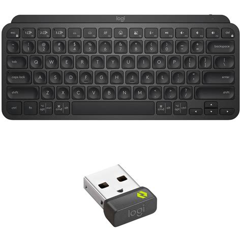 Logitech MX Keys Mini Wireless Keyboard Logi Bolt USB Receiver Bundle ...