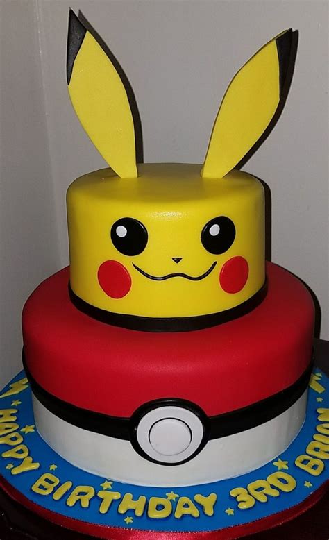 Pokemon Pikachu Cake by www.thegoodiebagny.com | Pikachu cake birthdays ...