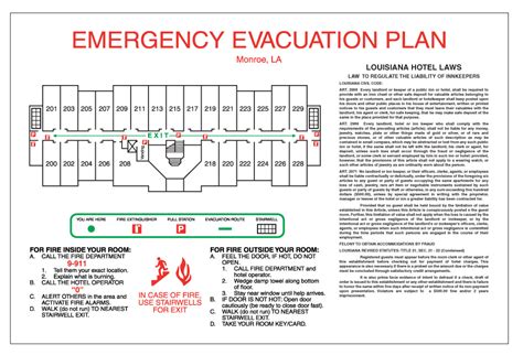 Emergency Evacuation Plan - Rising Signs