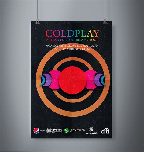 COLDPLAY band posters on Behance