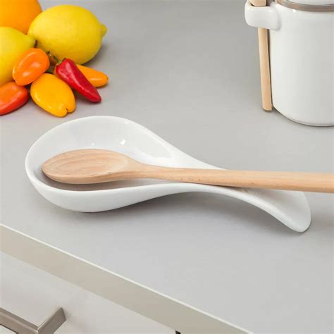 Home Basics Ceramic Spoon Rest | The Home Depot Canada