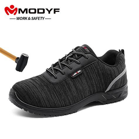 MODYF Men Composite Toe Work Safety Shoes Lightweight Breathable Anti ...