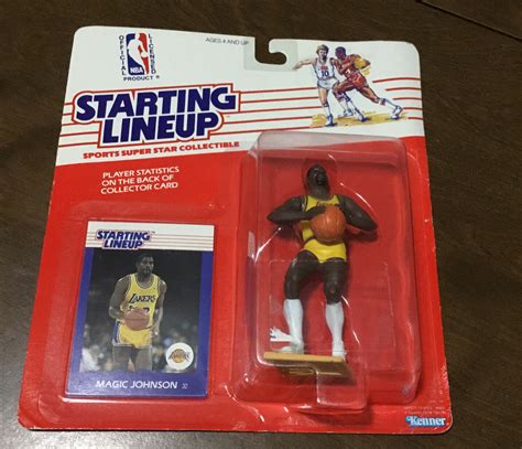 Mavin | 1988 MAGIC JOHNSON ROOKIE YEAR STARTING LINEUP FIGURE LOS ...