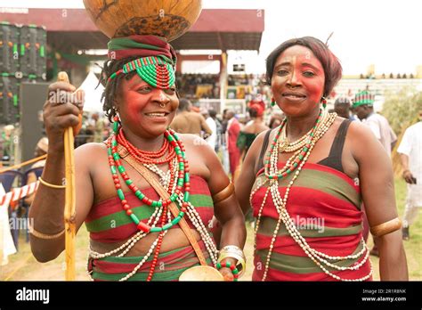 Jos, Nigeria. 12th May 2023. Berom women in their traditional attire, Jos, Plateau State ...