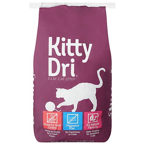 Kitty Dri Cat Litter, Clay 10 lb | Litter | Market Basket