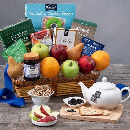 Fruit & Healthy Snacks Gift Basket by GourmetGiftBaskets.com
