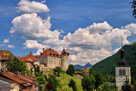 Gruyeres Castle. Switzerland Photograph by Guido Montanes Castillo - Pixels