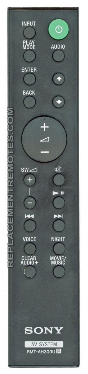 Buy SONY RMTAH300U -149327911 Sound Bar System Remote Control